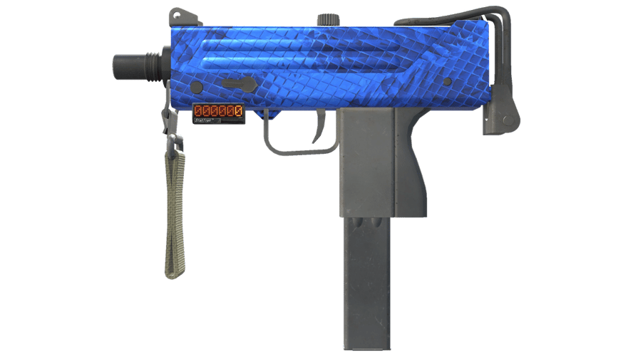 StatTrak™ MAC-10 | Lapis Gator (Minimal Wear)