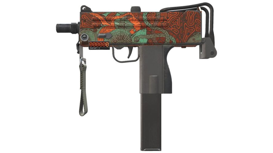StatTrak™ MAC-10 | Last Dive (Well-Worn)