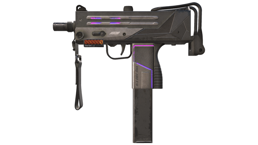 StatTrak™ MAC-10 | Light Box (Battle-Scarred)
