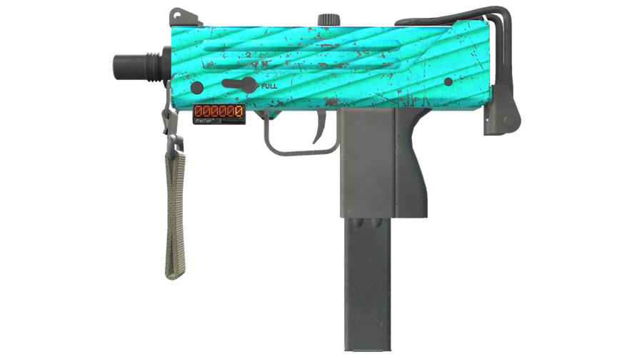 StatTrak™ MAC-10 | Malachite (Well-Worn)