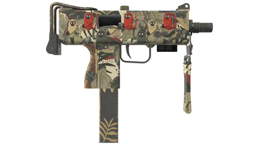 StatTrak™ MAC-10 | Monkeyflage (Factory New)