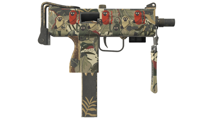 StatTrak™ MAC-10 | Monkeyflage (Field-Tested)