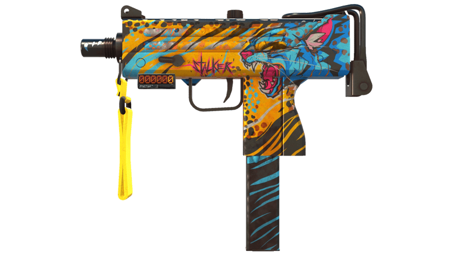 StatTrak™ MAC-10 | Stalker (Well-Worn)