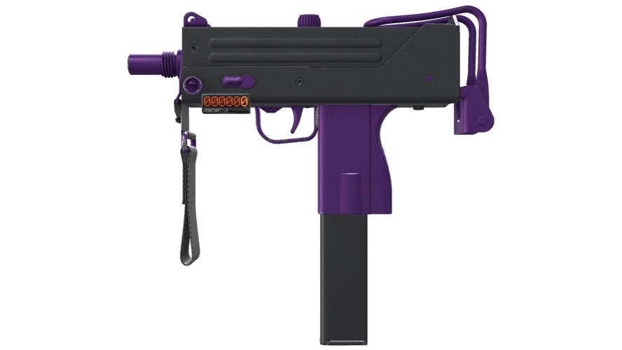 StatTrak™ MAC-10 | Ultraviolet (Minimal Wear)