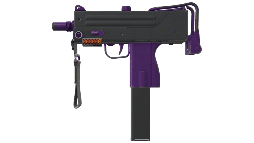 StatTrak™ MAC-10 | Ultraviolet (Well-Worn)