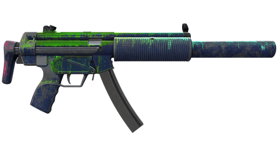 StatTrak™ MP5-SD | Phosphor (Battle-Scarred)