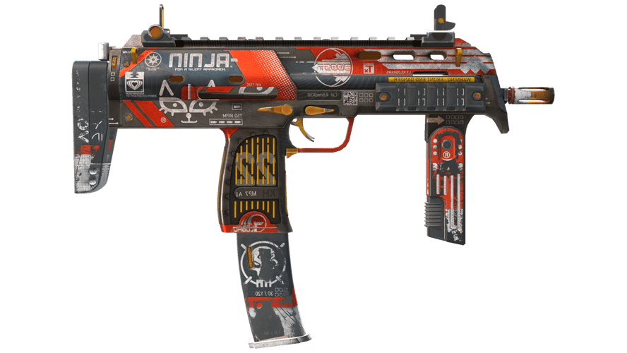 StatTrak™ MP7 | Bloodsport (Battle-Scarred)