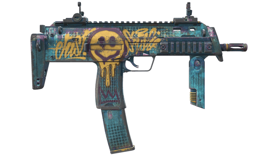 StatTrak™ MP7 | Just Smile (Battle-Scarred)