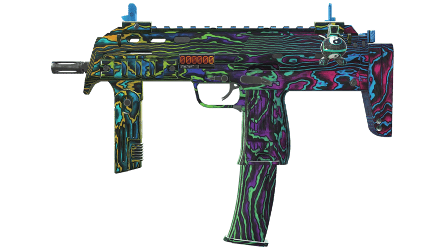 StatTrak™ MP7 | Neon Ply (Factory New)