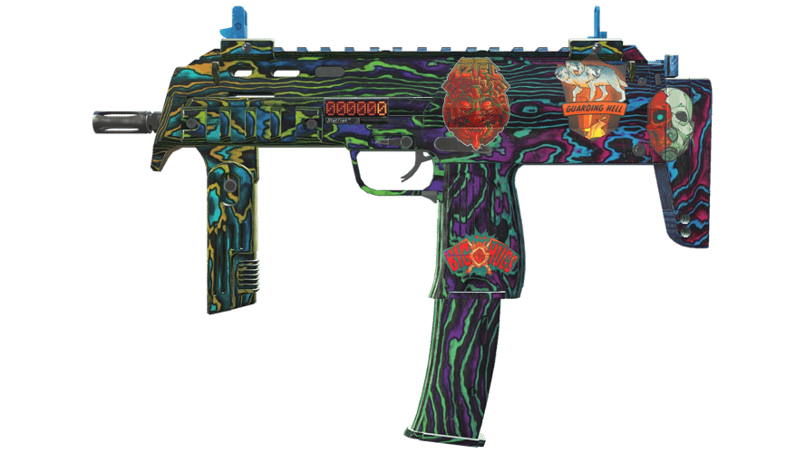 StatTrak™ MP7 | Neon Ply (Field-Tested)