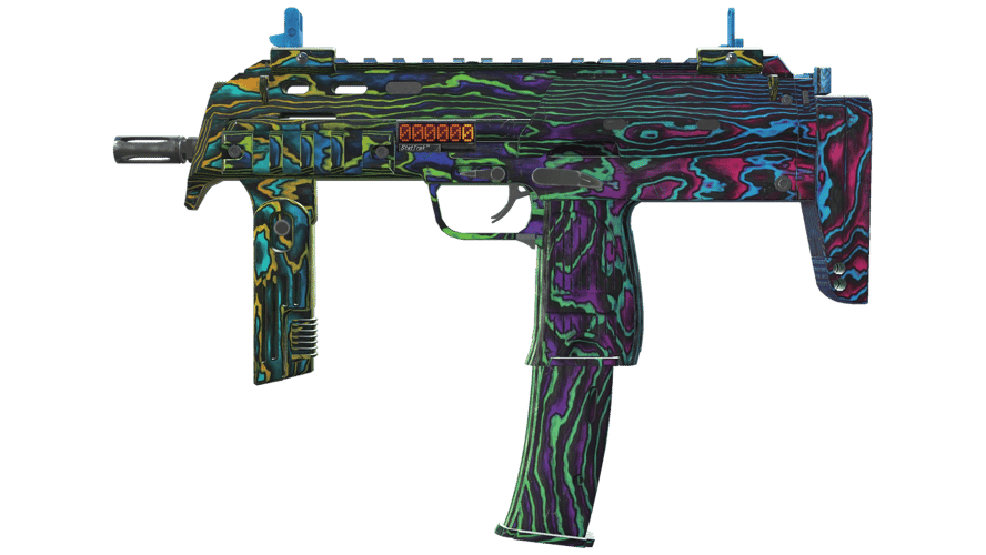 StatTrak™ MP7 | Neon Ply (Field-Tested)