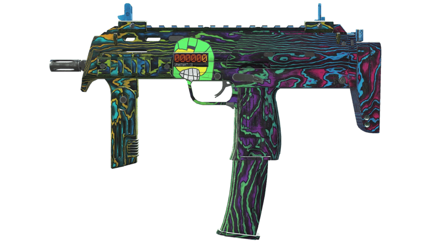 StatTrak™ MP7 | Neon Ply (Field-Tested)