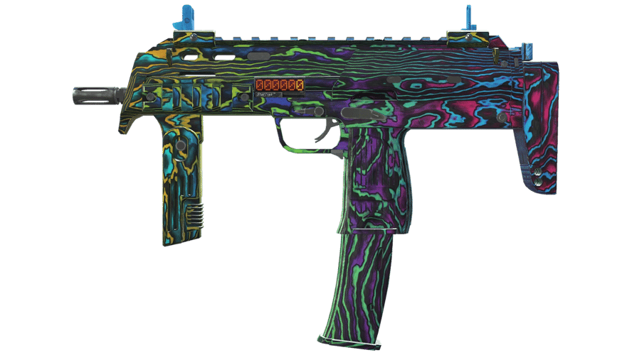 StatTrak™ MP7 | Neon Ply (Minimal Wear)
