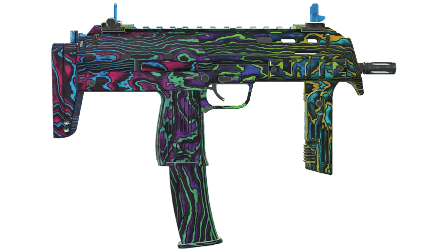 StatTrak™ MP7 | Neon Ply (Minimal Wear)