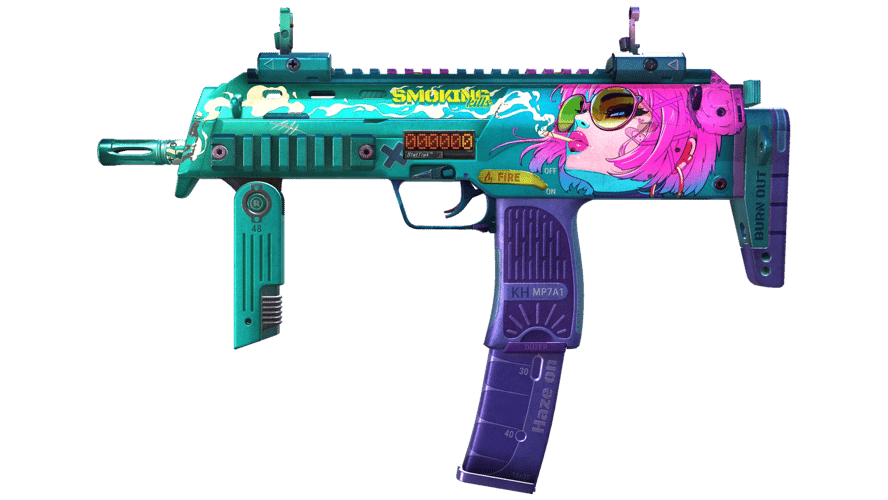 StatTrak™ MP7 | Smoking Kills (Field-Tested)