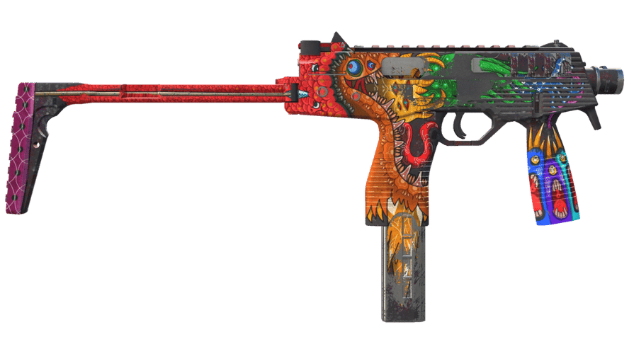 StatTrak™ MP9 | Food Chain (Battle-Scarred)