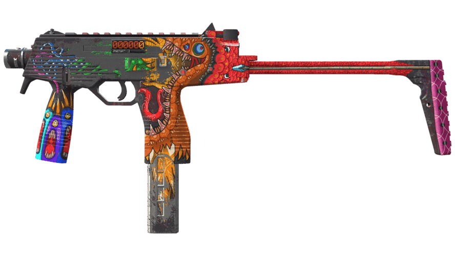 StatTrak™ MP9 | Food Chain (Battle-Scarred)
