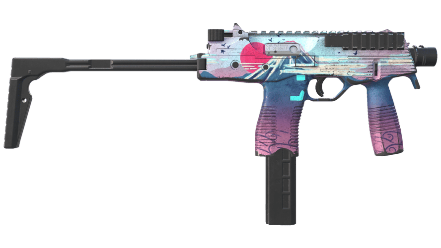 StatTrak™ MP9 | Mount Fuji (Well-Worn)