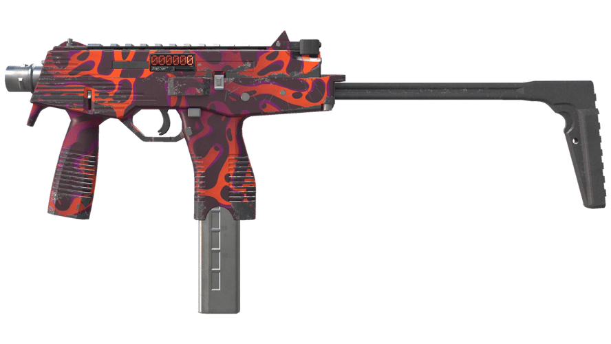 StatTrak™ MP9 | Ruby Poison Dart (Field-Tested)