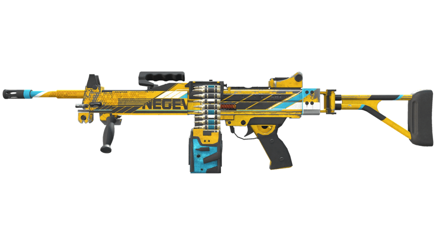 StatTrak™ Negev | Power Loader (Well-Worn)