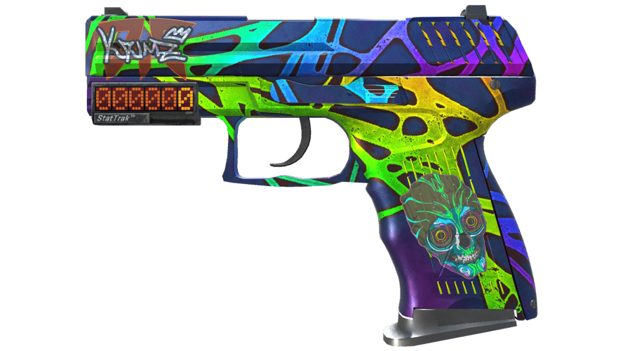 StatTrak™ P2000 | Acid Etched (Factory New)