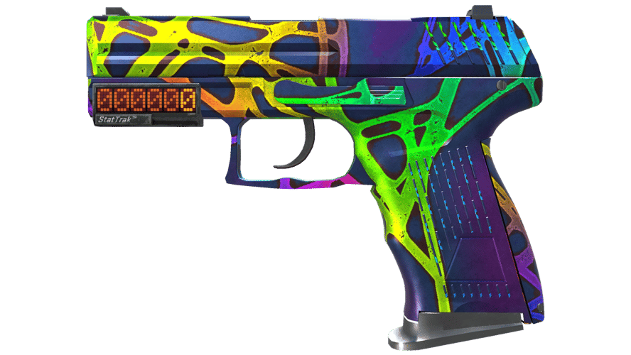 StatTrak™ P2000 | Acid Etched (Minimal Wear)