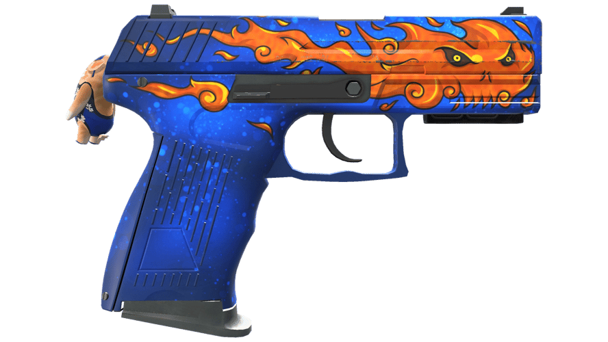 StatTrak™ P2000 | Fire Elemental (Minimal Wear)