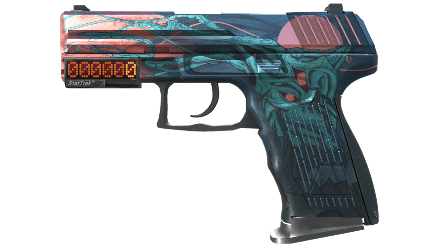 StatTrak™ P2000 | Gnarled (Battle-Scarred)