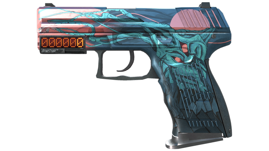 StatTrak™ P2000 | Gnarled (Minimal Wear)