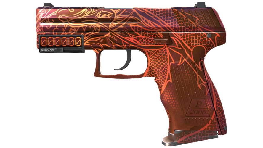 StatTrak™ P2000 | Императорский дракон (После полевых испытаний)