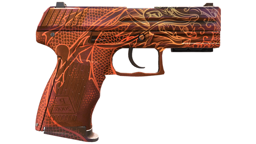 StatTrak™ P2000 | Imperial Dragon (Minimal Wear)
