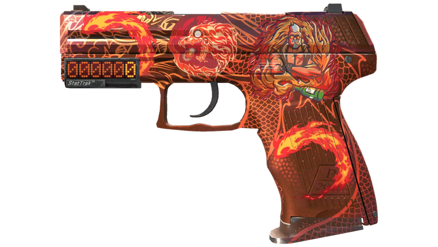 StatTrak™ P2000 | Imperial Dragon (Minimal Wear)