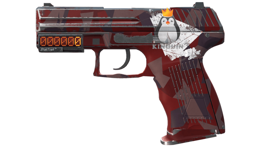 StatTrak™ P2000 | Red FragCam (Field-Tested)