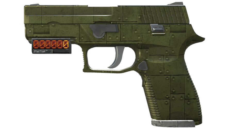StatTrak™ P250 | Iron Clad (Battle-Scarred)