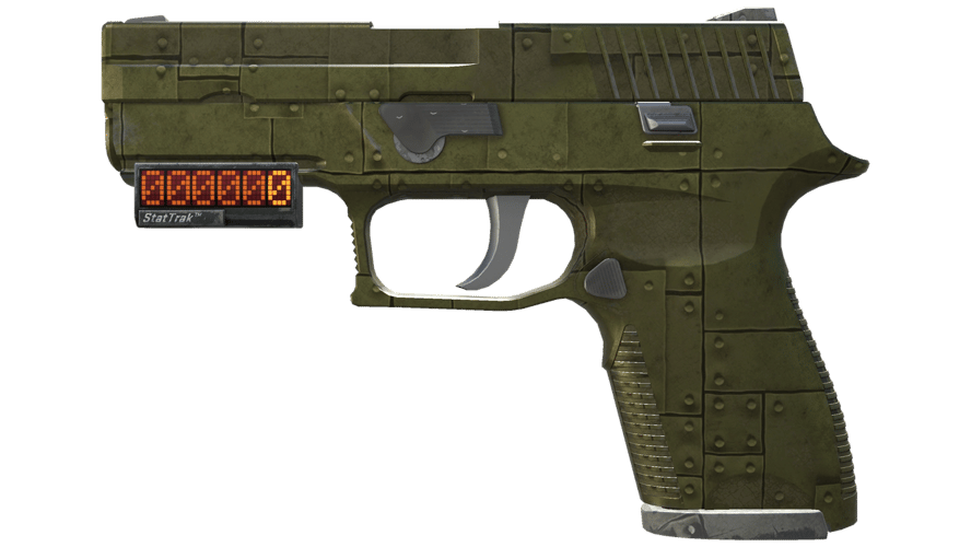 StatTrak™ P250 | Iron Clad (Battle-Scarred)