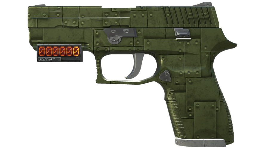 StatTrak™ P250 | Iron Clad (Minimal Wear)