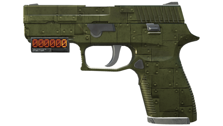 StatTrak™ P250 | Iron Clad (Well-Worn)