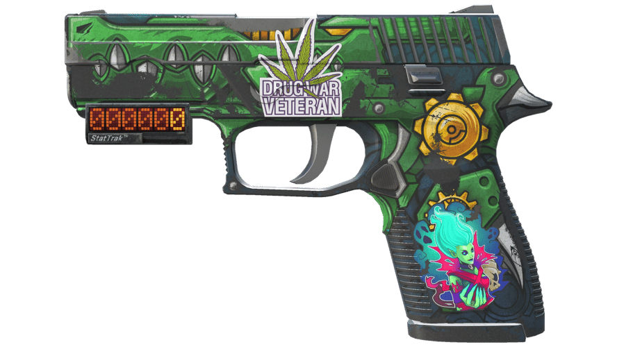 StatTrak™ P250 | See Ya Later (Battle-Scarred)