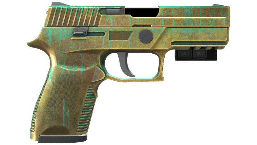 StatTrak™ P250 | Verdigris (Battle-Scarred)