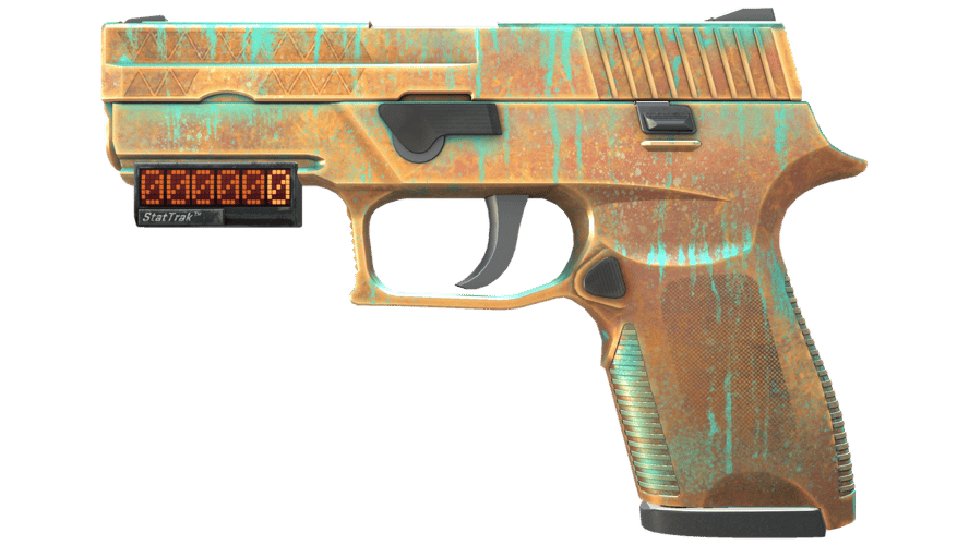 StatTrak™ P250 | Verdigris (Factory New)