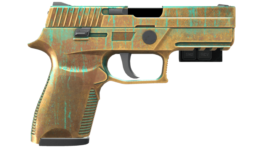 StatTrak™ P250 | Verdigris (Field-Tested)
