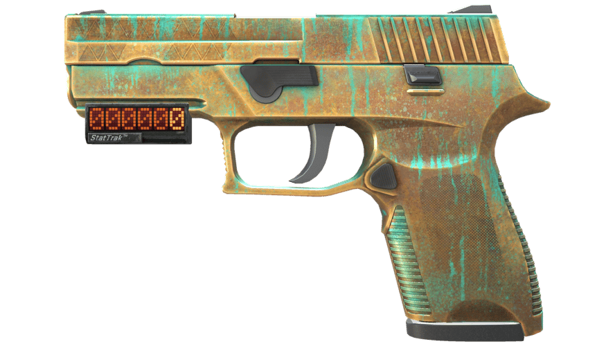 StatTrak™ P250 | Verdigris (Field-Tested)