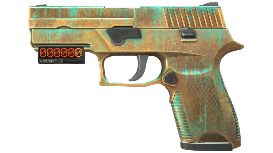 StatTrak™ P250 | Verdigris (Field-Tested)