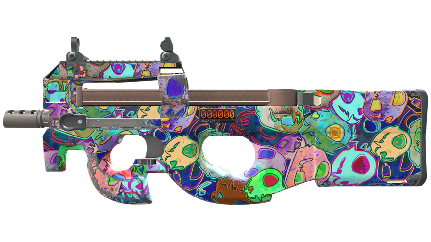 StatTrak™ P90 | Death by Kitty (Field-Tested)