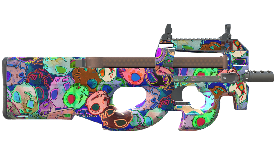 StatTrak™ P90 | Death by Kitty (Minimal Wear)