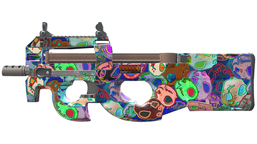 StatTrak™ P90 | Death by Kitty (Minimal Wear)