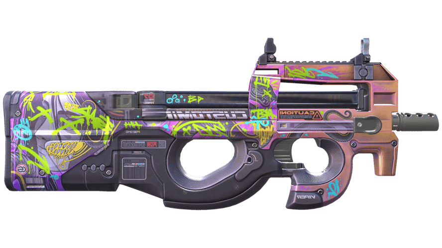 StatTrak™ P90 | Neoqueen (Minimal Wear)