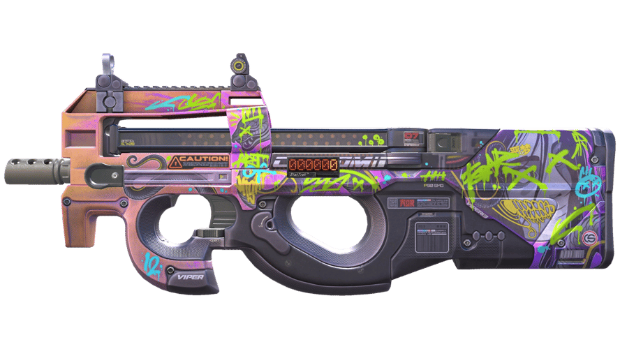 StatTrak™ P90 | Neoqueen (Minimal Wear)