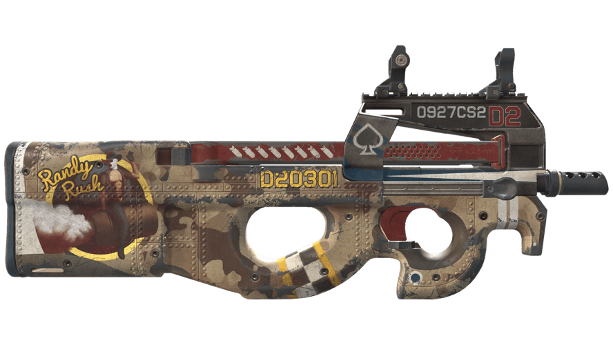 StatTrak™ P90 | Randy Rush (Battle-Scarred)