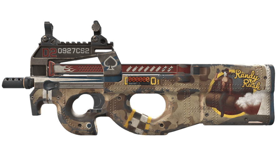 StatTrak™ P90 | Randy Rush (Battle-Scarred)